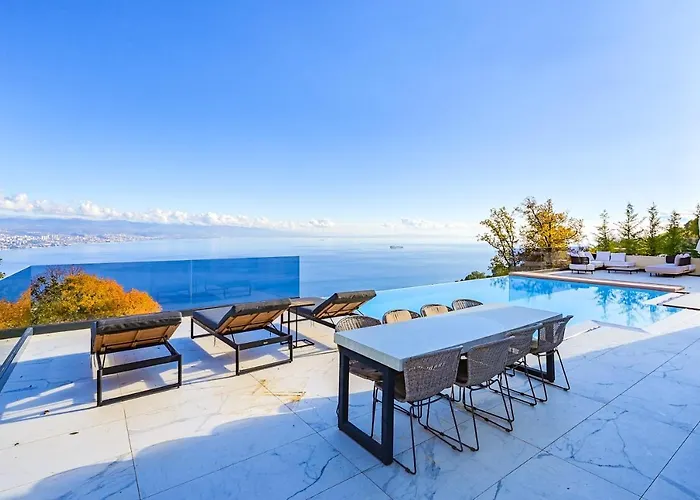 Vila Naya With Heated Pool And Hot Tub Veprinac